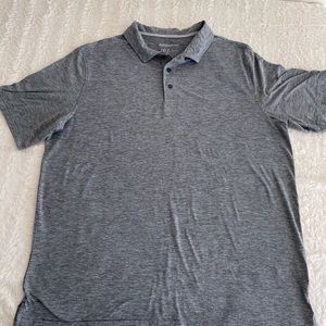 Men’s Reebok pinstriped golf polo shirt size 2XLT